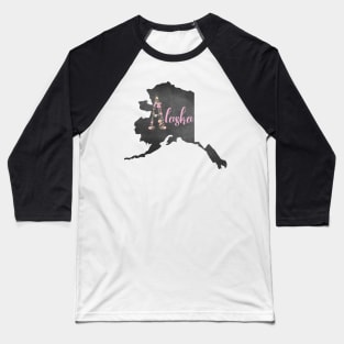 Alaska flower state Baseball T-Shirt